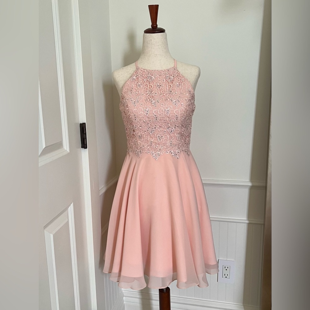 ALYCE Blush Dress